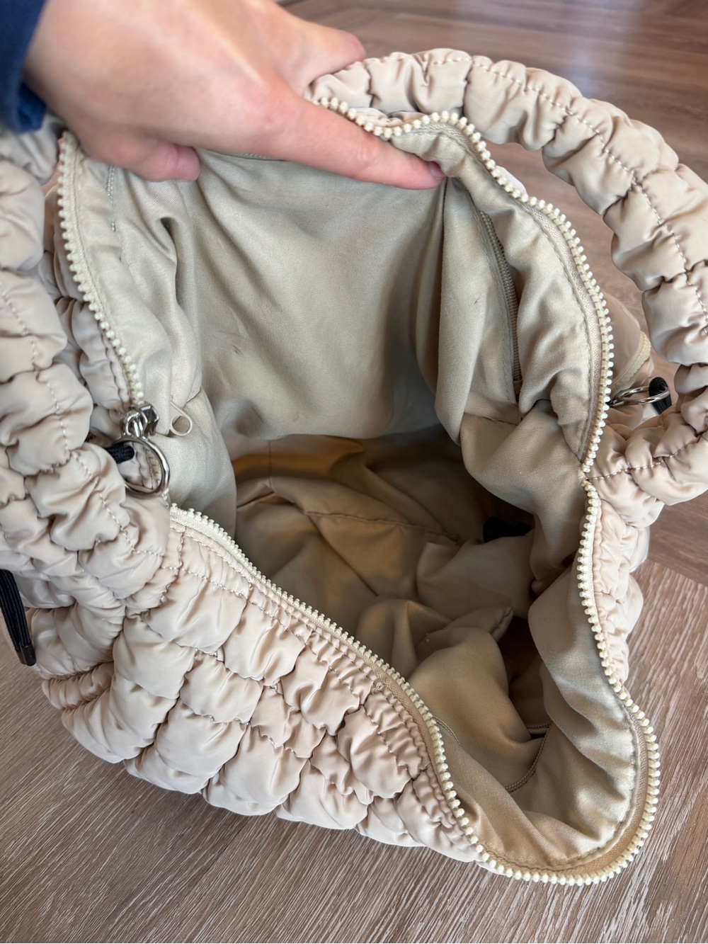 FP Movement Tan Quilted Carryall Bag - Picture 10 of 15